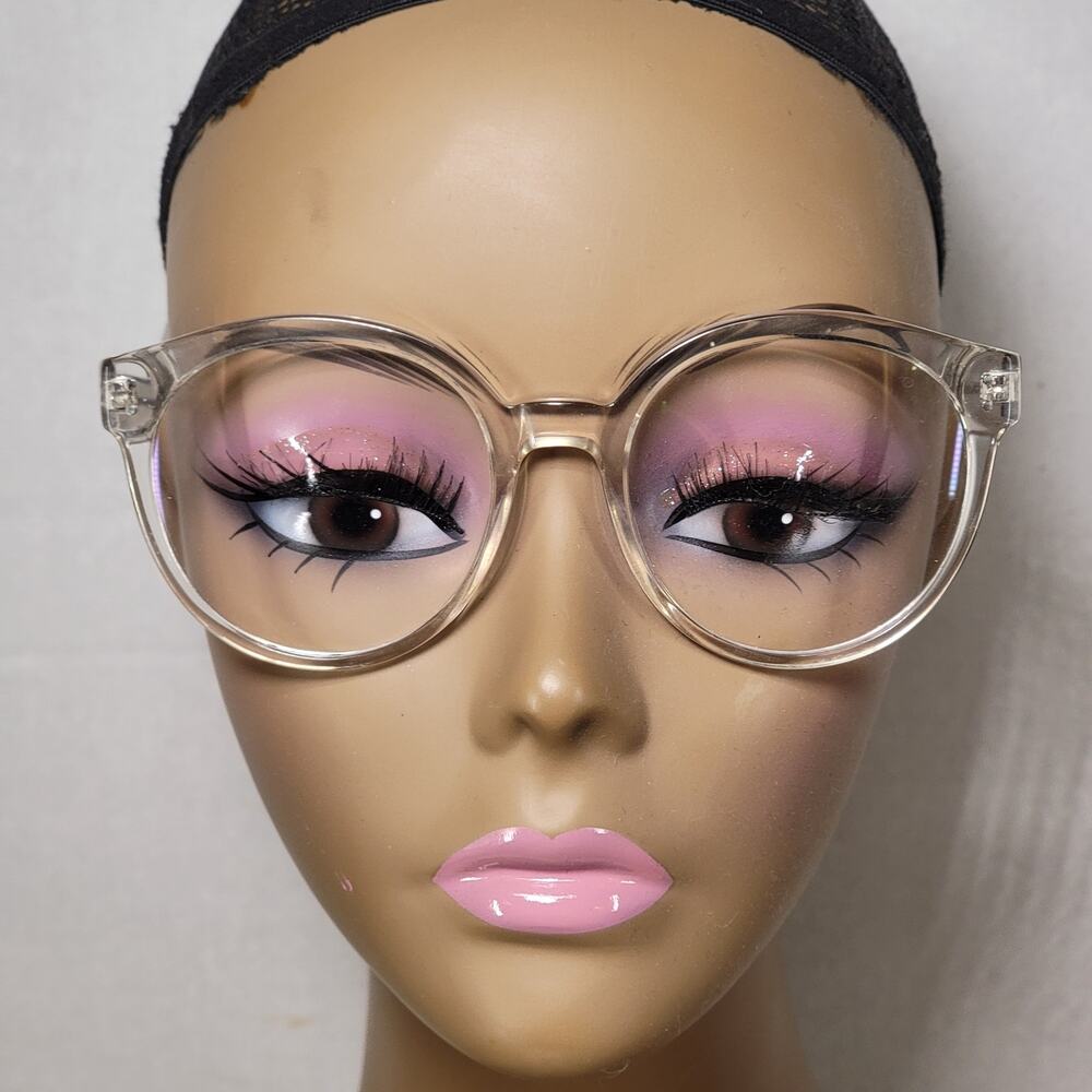 Warby Parker Clear Plastic Frame Glasses T965 54*20 145-C5 w/ Box
